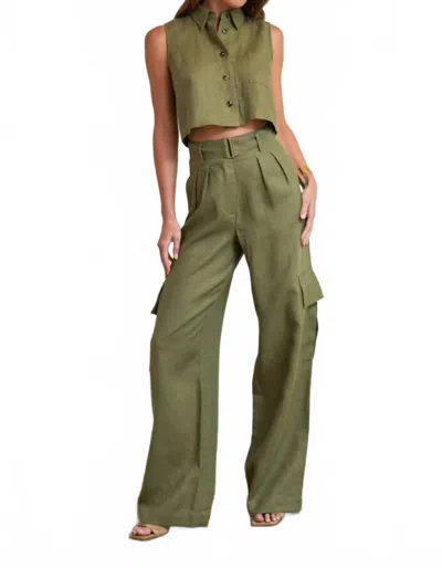 HEVRON WOMEN'S MAGGIE PANT IN OLIVE
