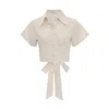 Hevron Women's Mila Top In Cream
