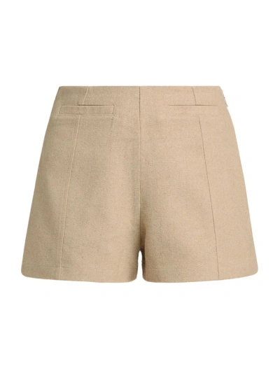 Hevron Women's Riley Linen-cotton Shorts In Flax