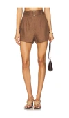 Hevron Zinna Short In Brown