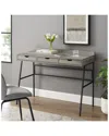 Hewson 42in 3-drawer Angled Front Desk