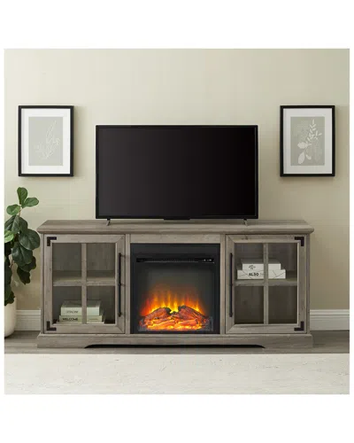 Hewson 60in 2 Door Fireplace Console