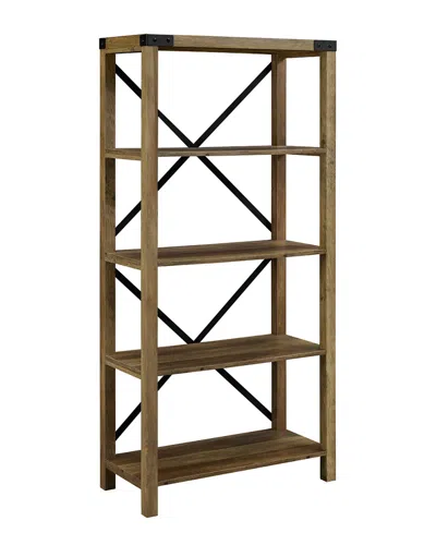 Hewson 64in Industiral Modern Storage Bookcase