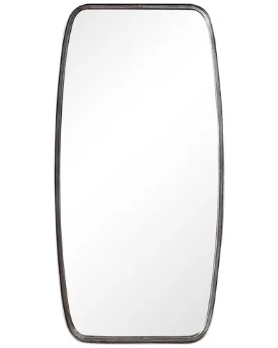 Hewson Antique Silver Leaf Mirror In Gray
