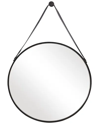 Hewson Antiqued Bronze Metal Mirror In Black