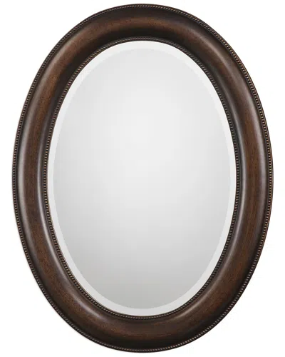 Hewson Dark Bronze Mirror With Antique Gold Undertones In Brown