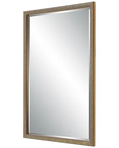 Hewson Gold Framed Mirror In Brown