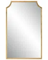 Hewson Gold Leaf Finish Mirror In Gold