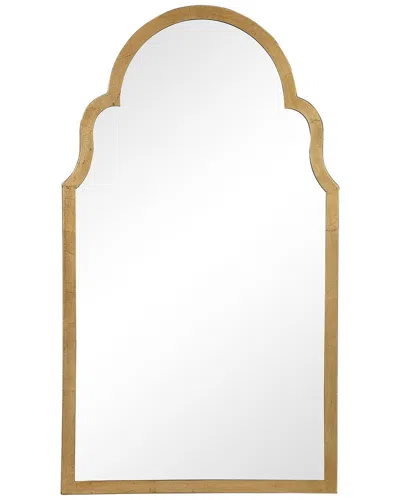 Hewson Gold Leaf Finish Mirror In Brown