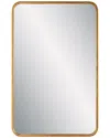 Hewson Gold Leaf Mirror In Gold
