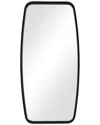 Hewson Matte Black Finish Mirror In Black