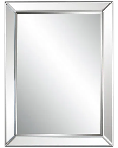 Hewson Mirror With Beveled Panels In Silver