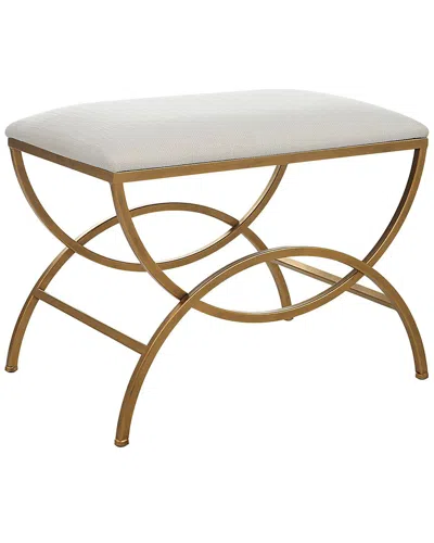 Hewson Mitchell Accent Stool In Gold