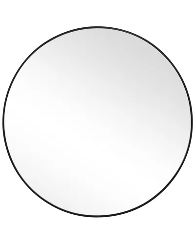 Hewson Satin Black Finish Plain Mirror