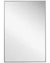 Hewson Silver Finish Plain Mirror In Silver