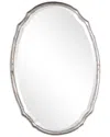 Hewson Silver Hammered Finish Mirror In Silver