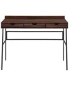 Hewson 42in 3-drawer Angled Front Desk