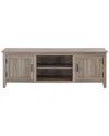 Hewson 70in Farmhouse Wood Beadboard Tv Stand Storage Console