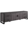 Hewson 70in Industrial Metal Wood Tv Stand