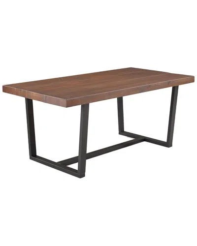Hewson 72in Distressed Solid Wood Dining Table