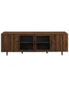 Hewson Groove 4-door Tv Stand In Brown