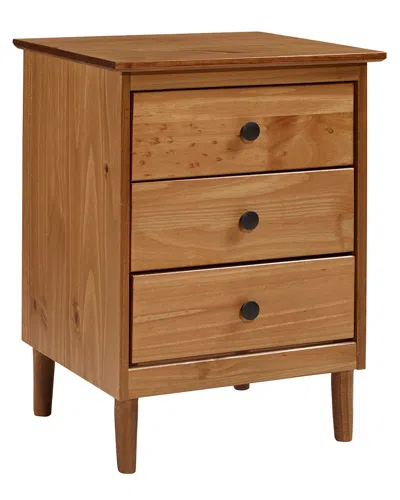 Hewson Modern 3 Drawer Nightstand
