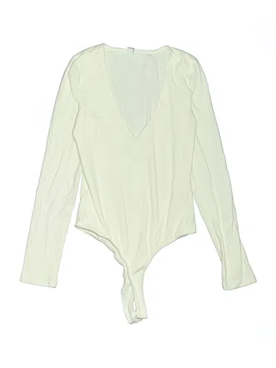 Pre-owned Hey Babe Bodysuit In White