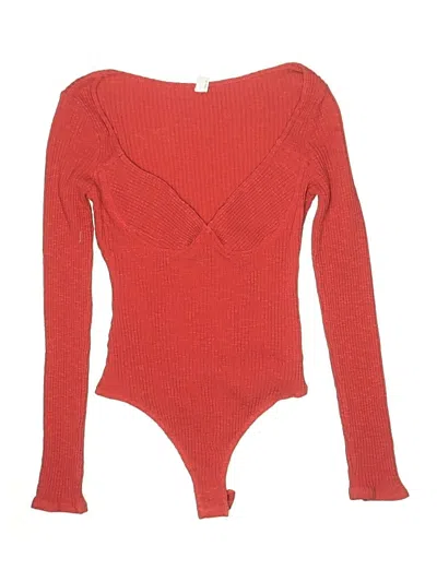 Pre-owned Hey Babe Romper In Red