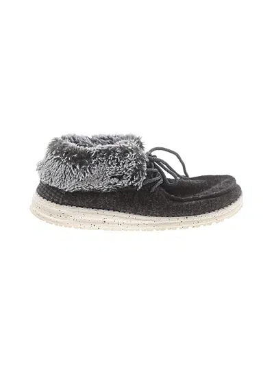 Pre-owned Hey Dude Ankle Boots In Gray