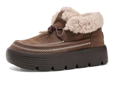 Hey Dude Austin Edge Lounge Suede Women's Boots Cognac: 11 M In Tan