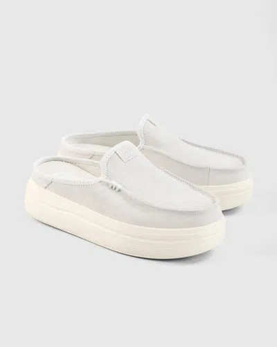 Hey Dude Austin Lift Classic 41272-030 Women Gray Slip On Platform Shoes Jax2100