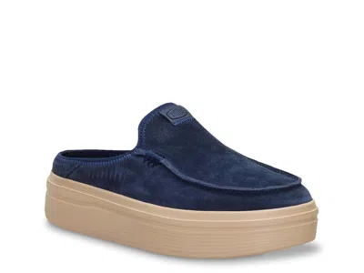 Hey Dude Austin Lift Classic Platform Slipon In Blue