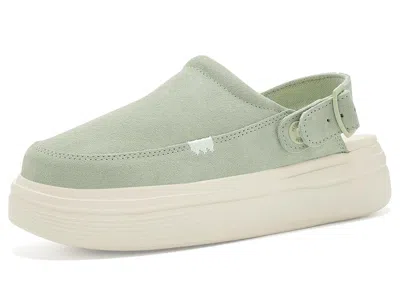 Hey Dude Austin Lift Clog Women's Sandals Sea Foam: 5 M In Green