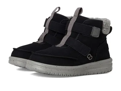 Hey Dude Kids' Bradley Cozy (toddler) Boys Shoes Black : 6 Toddler M, Synthetic
