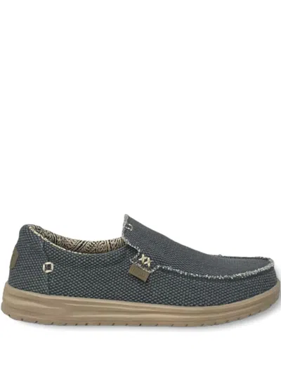 Hey Dude Braided Mikka Loafers In Blue