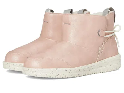 Hey Dude Camden Bow Boots Cozy (little Kid/big Kid) Girls Shoes Sparkle Pink : 5 Big Kid M, Synthetic