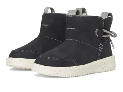 Hey Dude Kids' Camden Bow Boots Cozy (toddler) Girls Shoes Black : 10 Toddler M, Synthetic