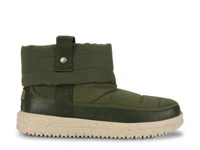 Hey Dude Camden Cuff Bootie In Green