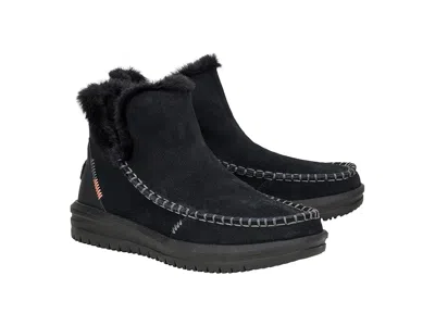 Hey Dude Camden Suede In Black