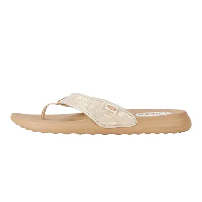 Hey Dude Kids' Christi Flip Classic Natural / Gold 41136-197 Pre-school In Nude