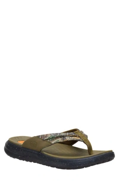 Hey Dude Finn Realtree Flip Flop In Multi