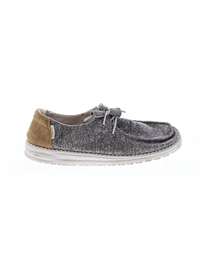 Pre-owned Hey Dude Flats In Gray