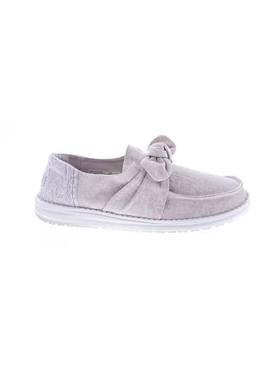 Pre-owned Hey Dude Flats In Gray