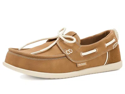 Hey Dude Harbor Breeze Lo Classic Women's Flat Shoes Bone Brown: 5 M In Green