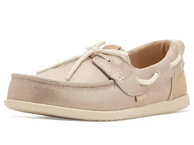 Hey Dude Harbor Breeze Lo Classic Women's Flat Shoes Platinum: 8 M In Neutral