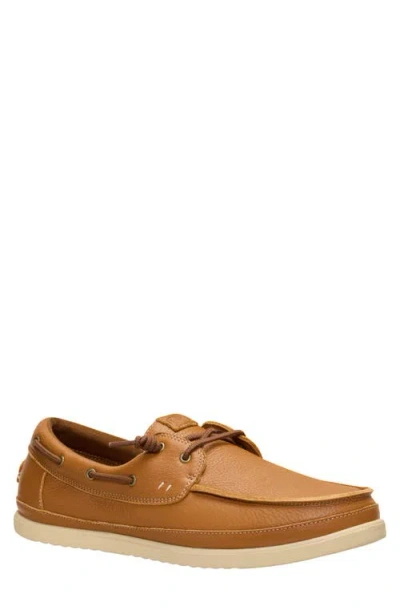 Hey Dude Harbor Lo Boat Shoe In Brown