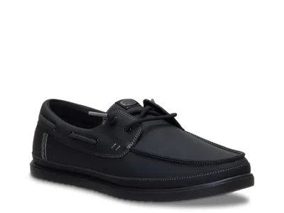 Hey Dude Harbor Lo Classic Boat Shoe In Black