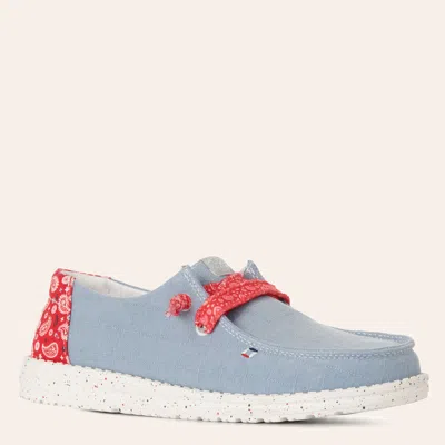 Hey Dude Wendy Americana Paisley Slipon In Multi