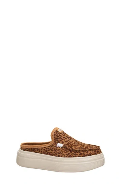 Hey Dude Kids' Austin Lift Platform Mule In Brown