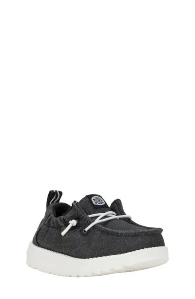 Hey Dude Kids' Lil Dude Slip On In Black